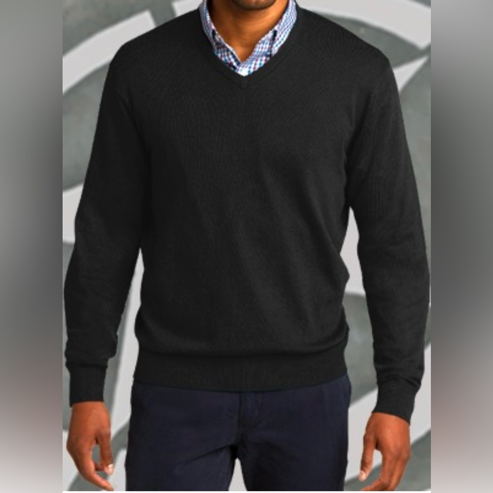Sonoma men’s size medium cool max Grainpacore long sleeve V-neck sweater, New